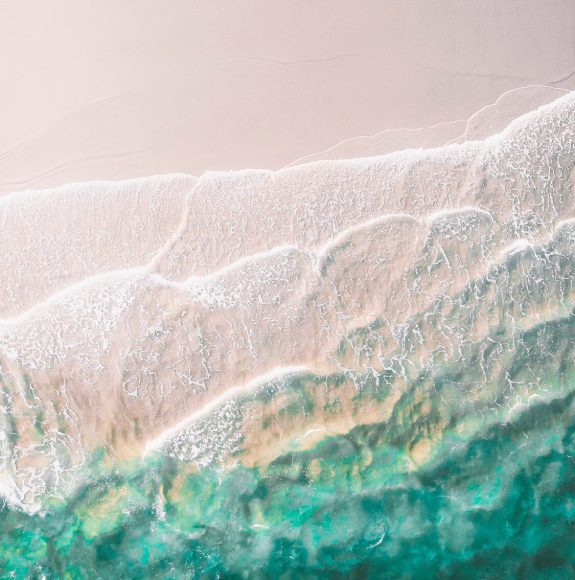 Beach sand top view